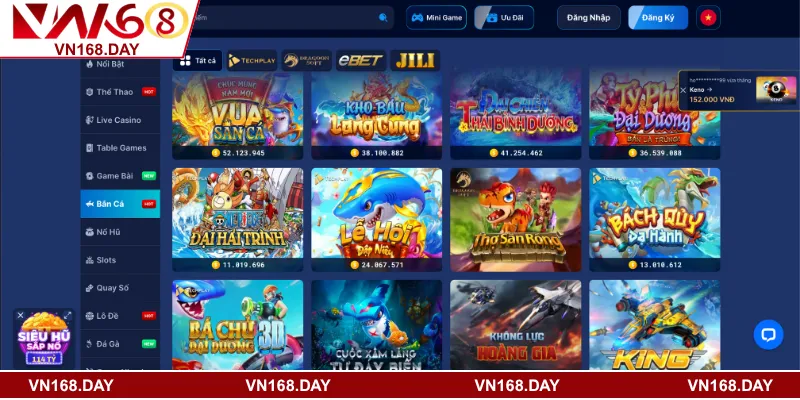 Mega Fishing Ocean King - Hành trình truy kích Boss giữa lòng đại dương cuồng nộ